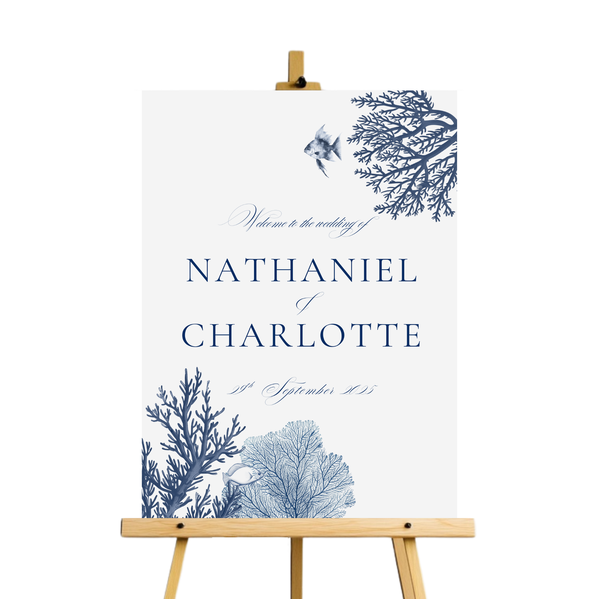 Busy Underwater Scene Welcome Sign