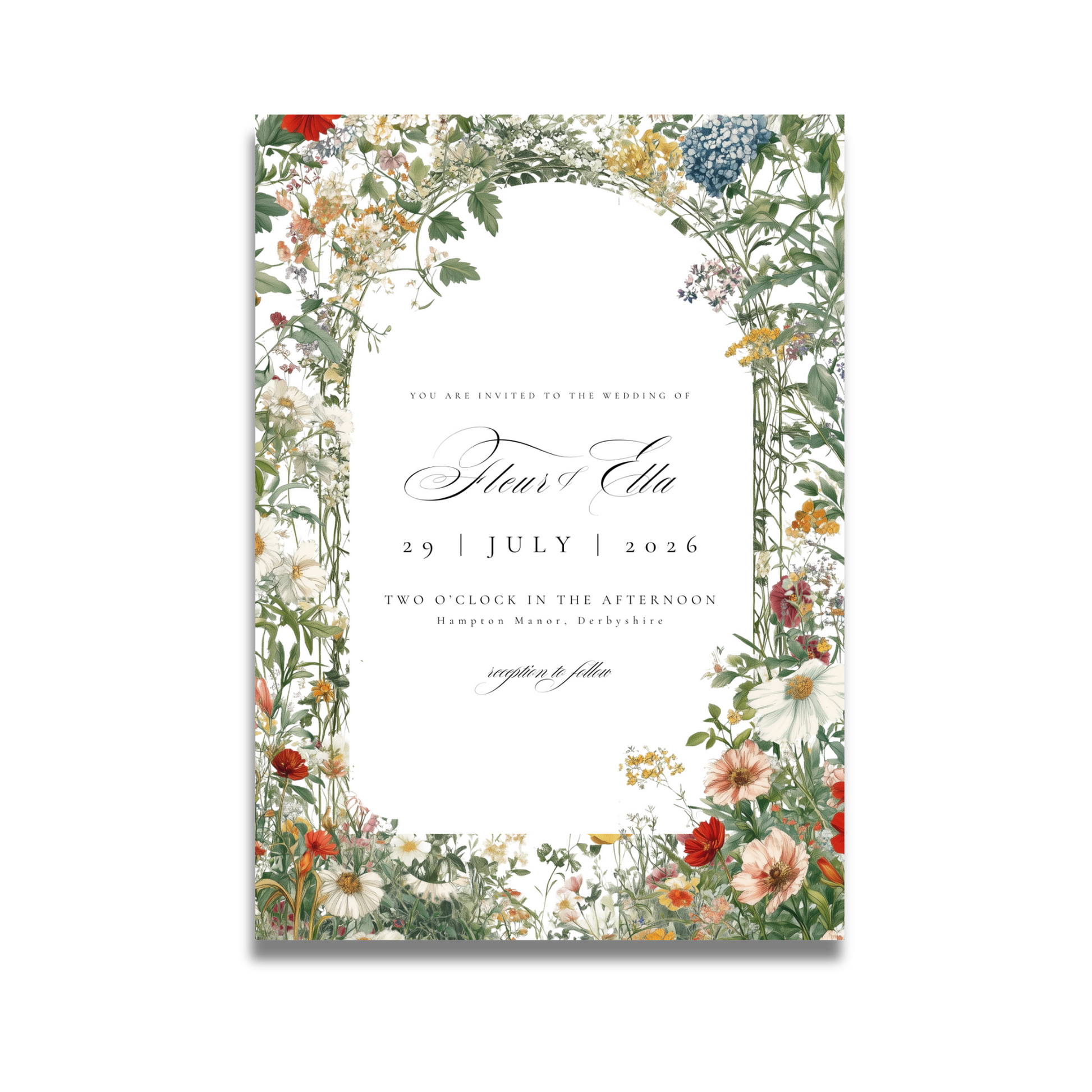 Secret Garden Invite & RSVP