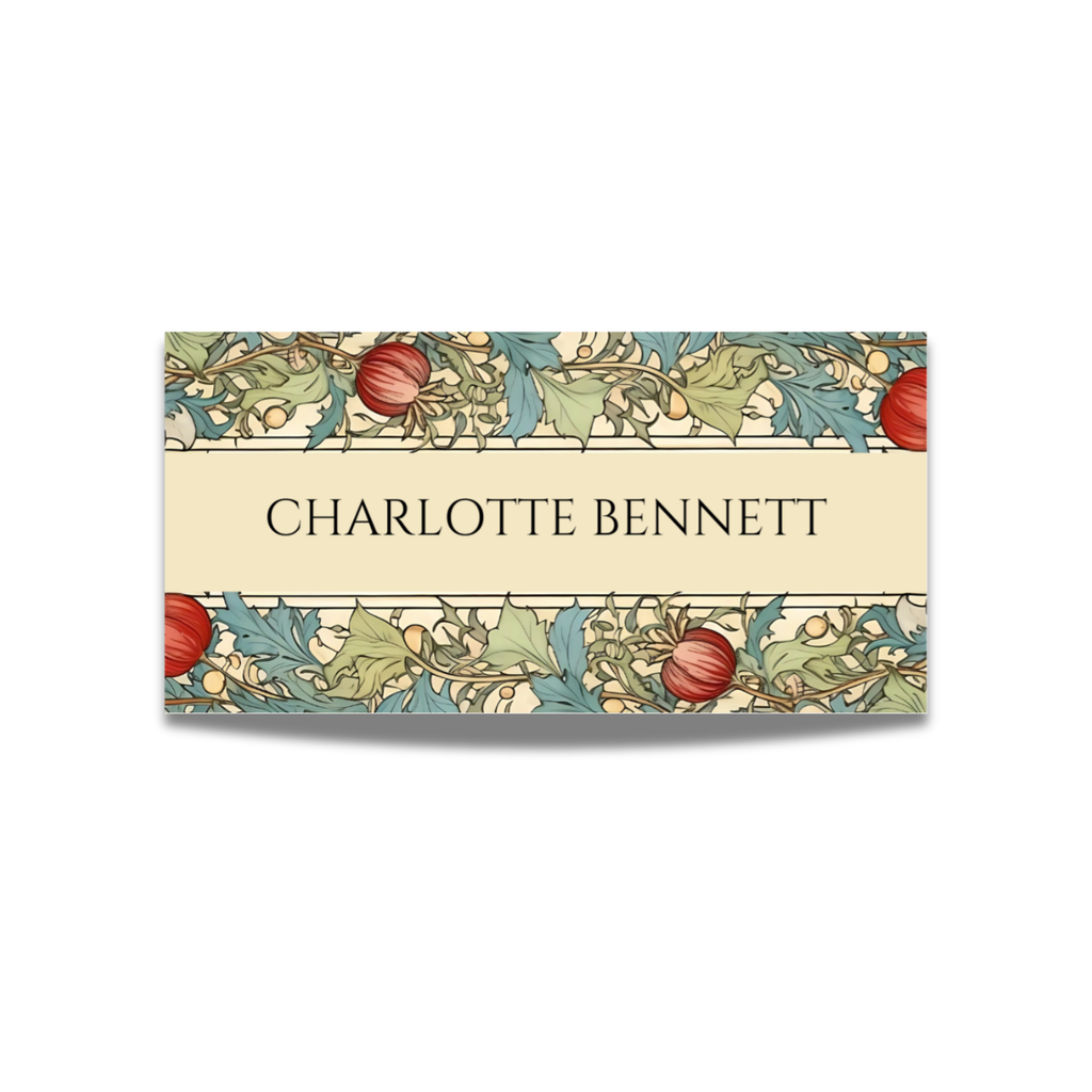 Vintage Arts & Crafts Name Place Cards