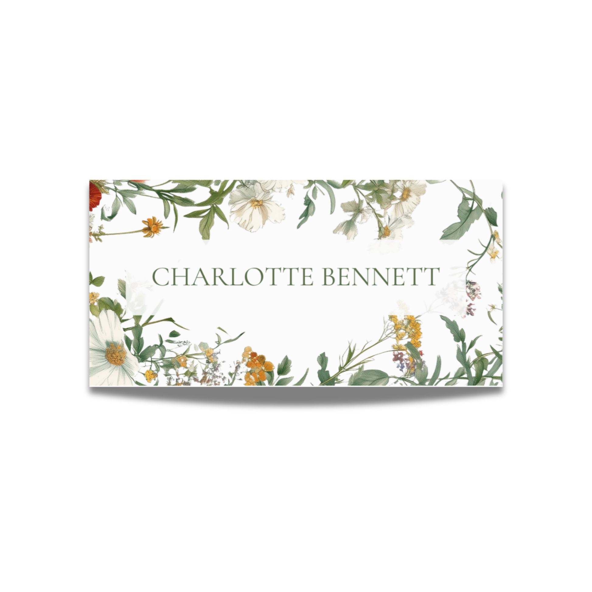 Secret Garden Name Place Cards