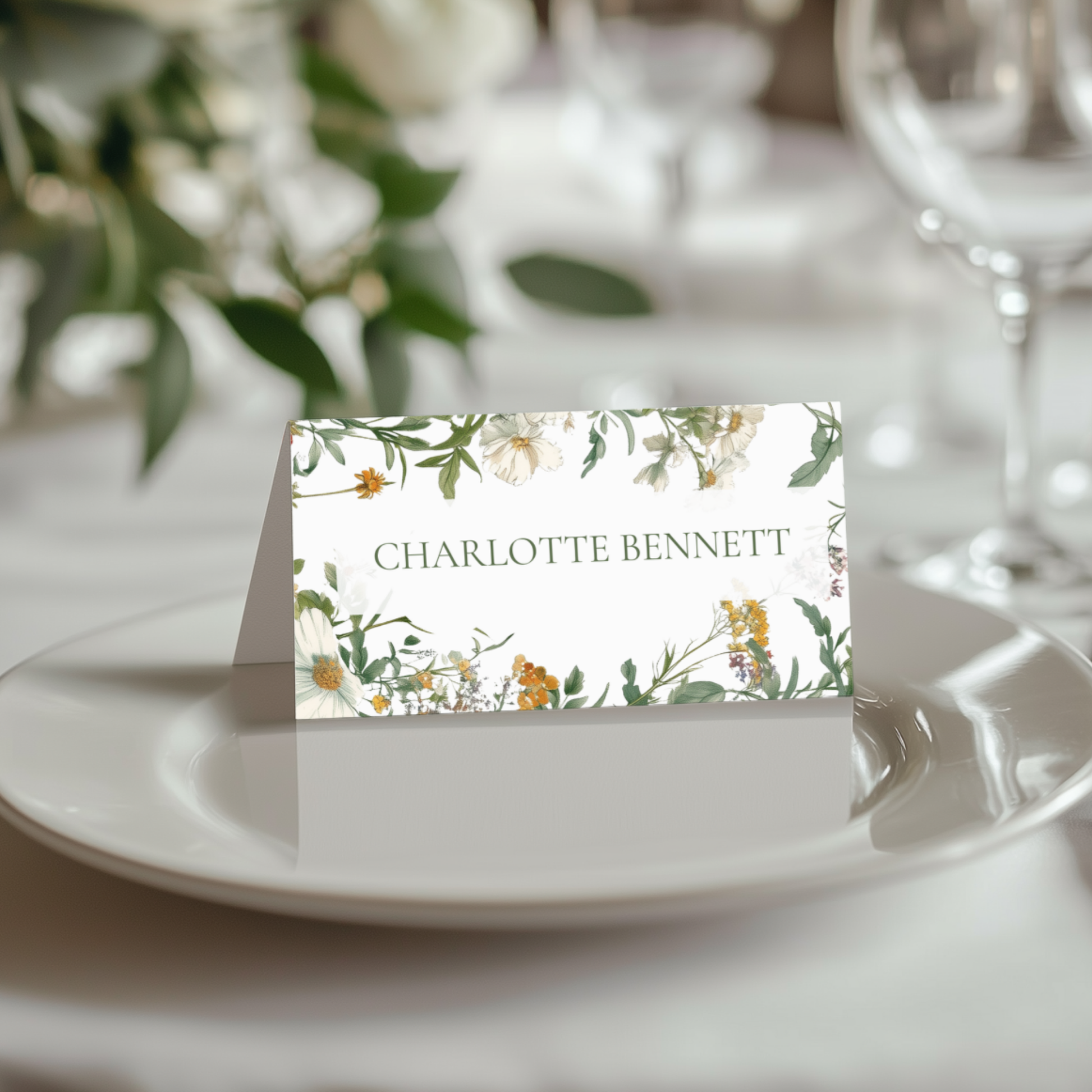 Secret Garden Name Place Cards