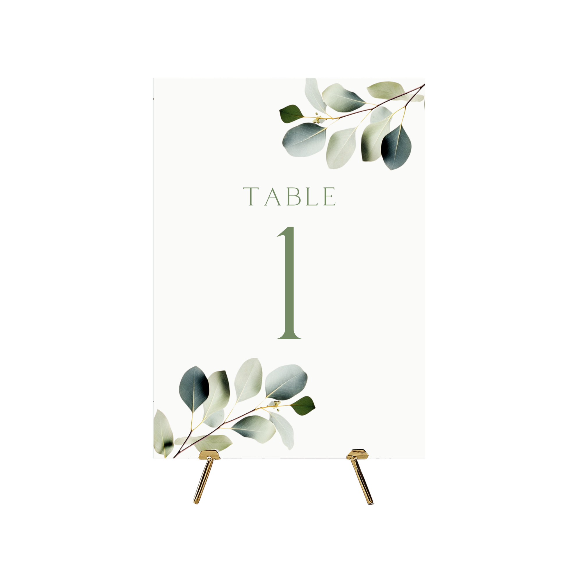 Eucalyptus Table Numbers