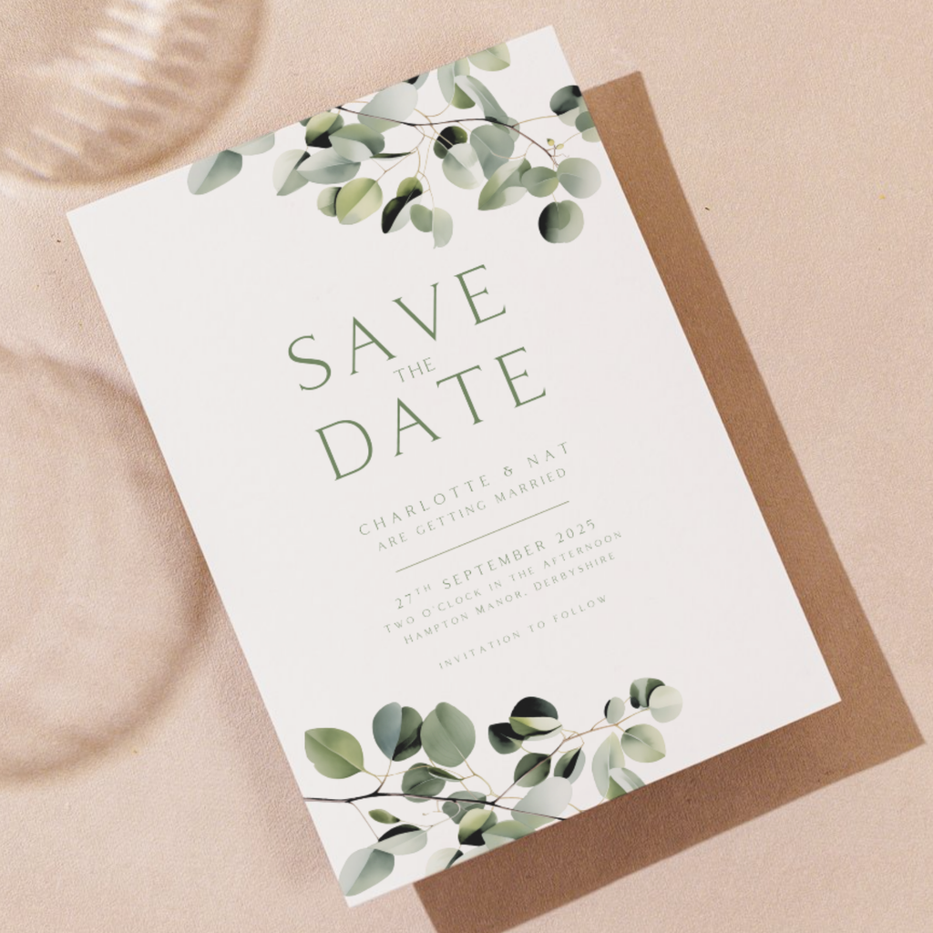 Eucalyptus Save The Date
