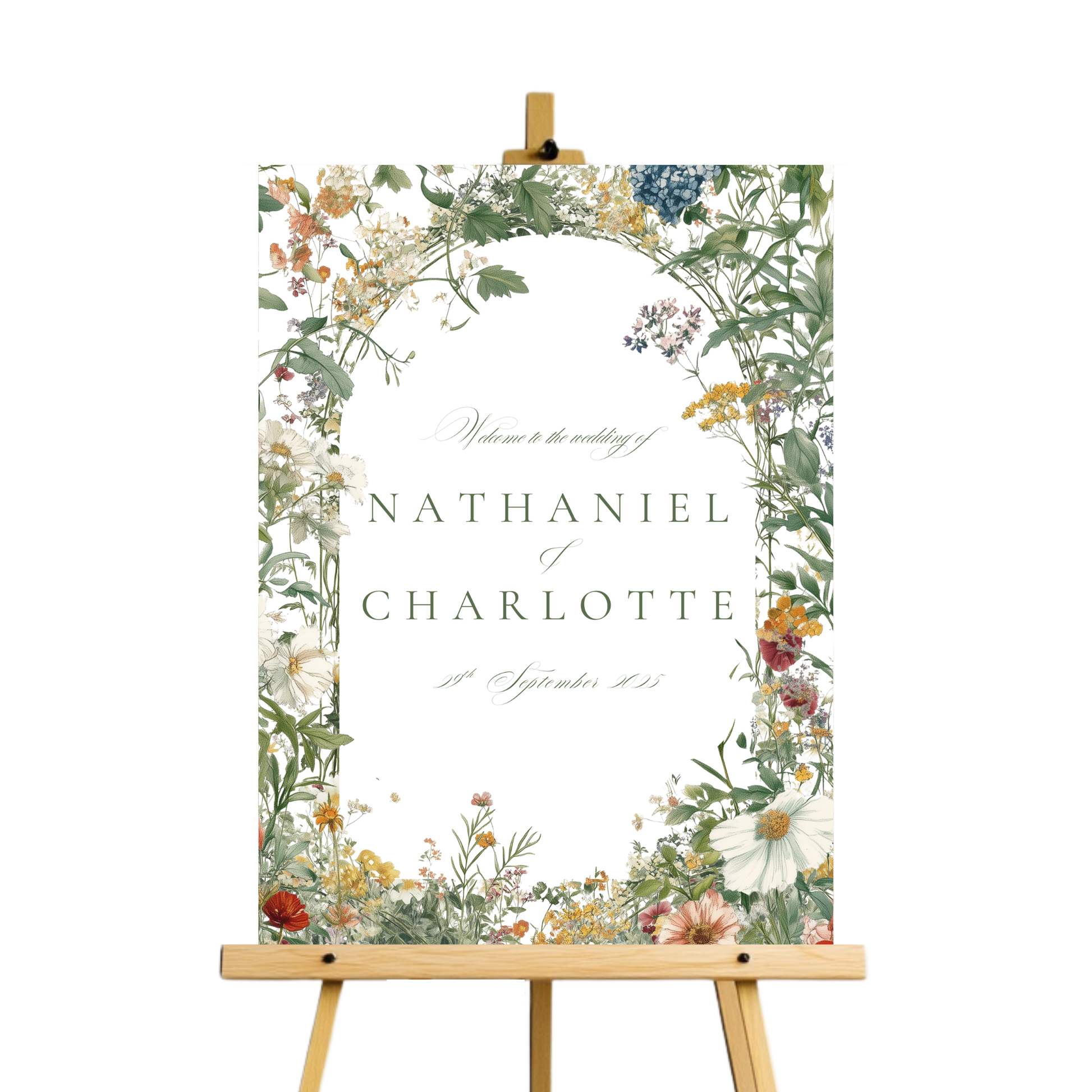 Secret Garden Welcome Sign