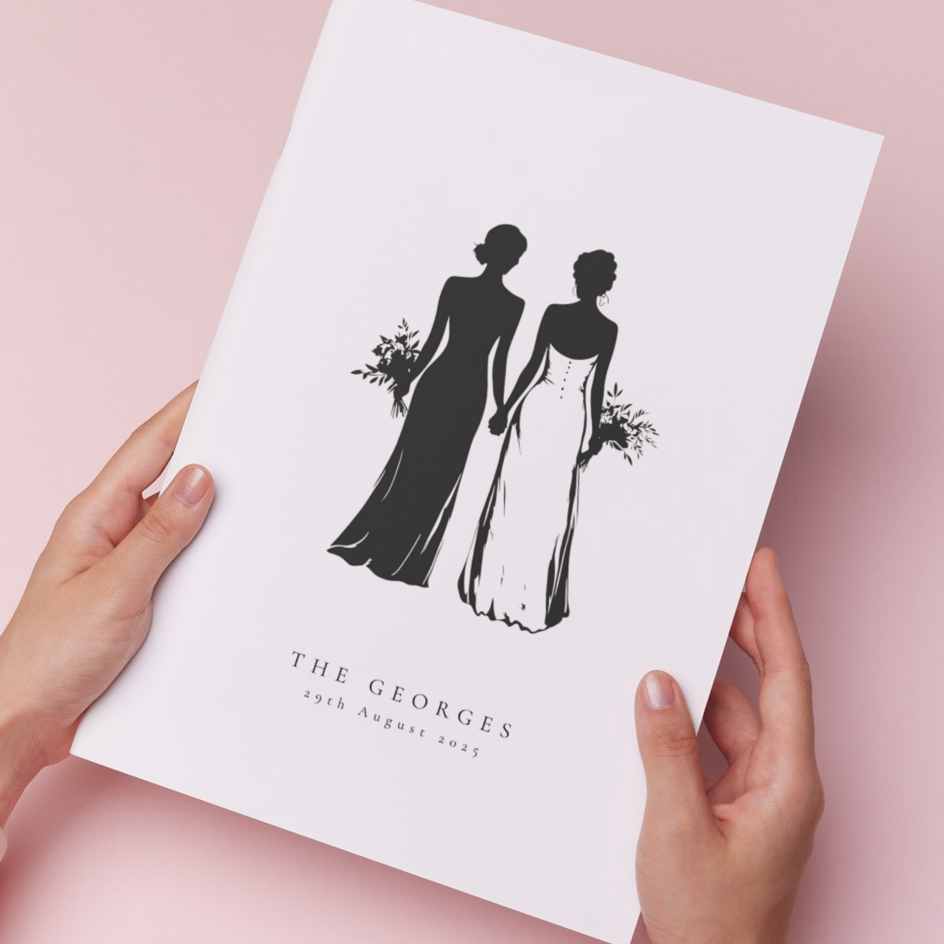Mrs & Mrs Personalised Fine Art Print