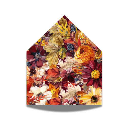 Autumn Florals Envelope Liner