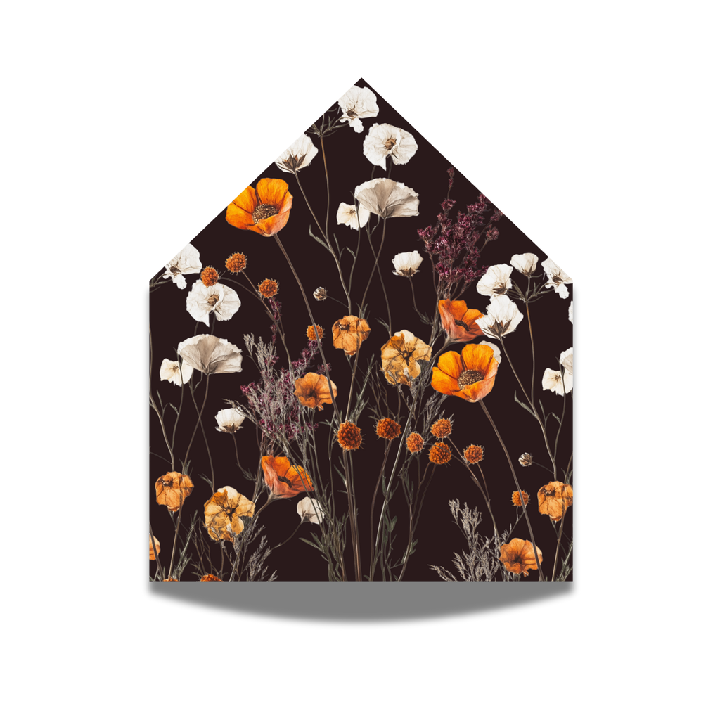 Dried Autumn Flower Arch Envelope Liner