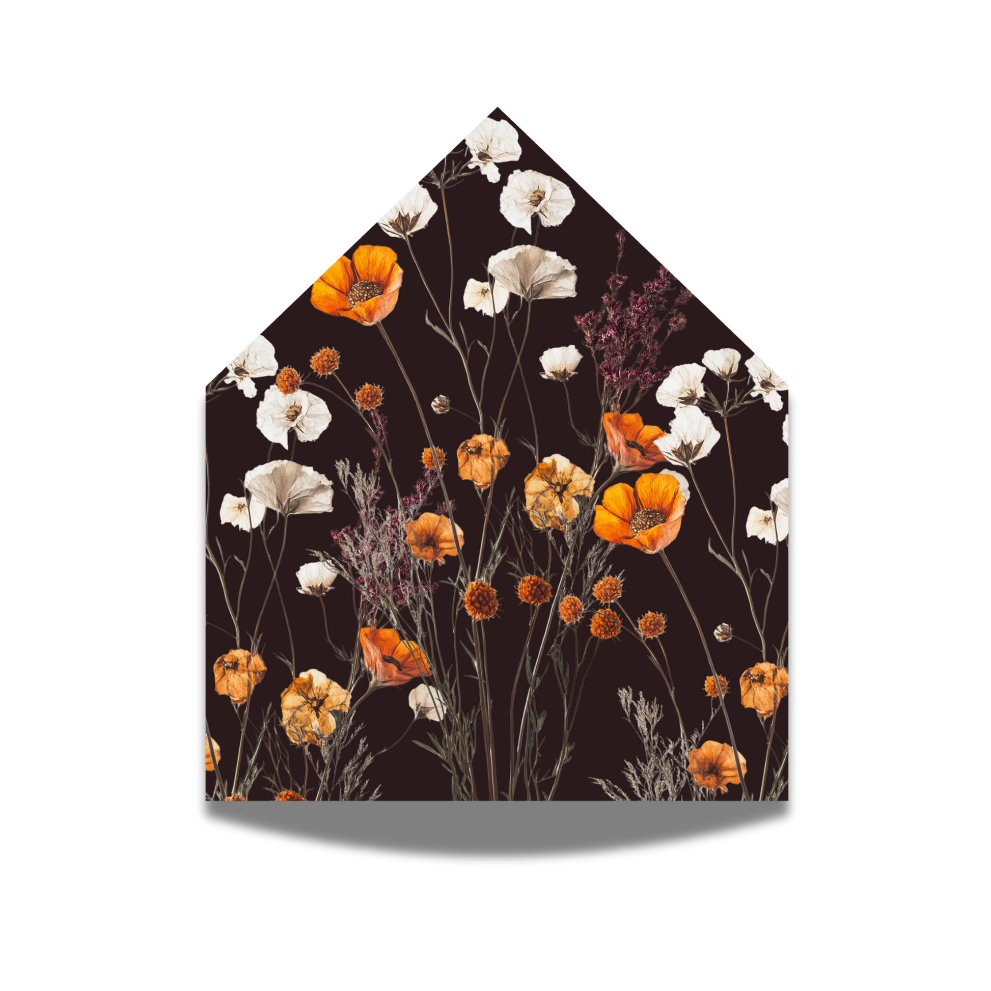 Dried Autumn Flower Arch Envelope Liner