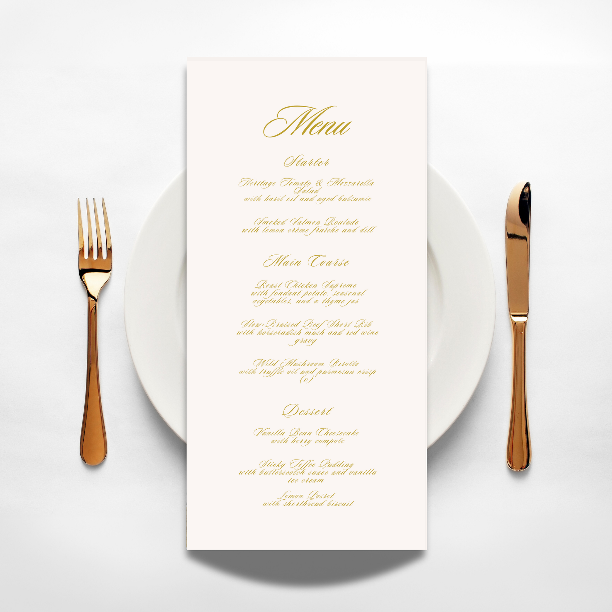 Gold Script Menu