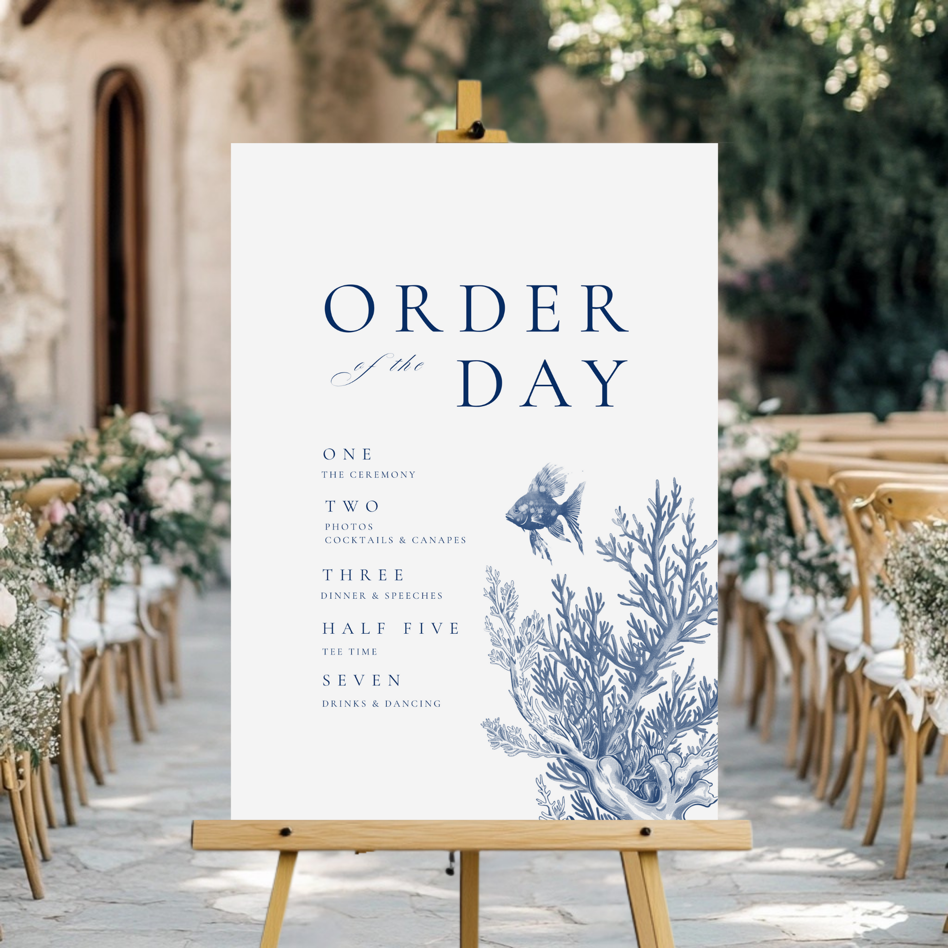 Busy Underwater Scene Order Of The Day Sign