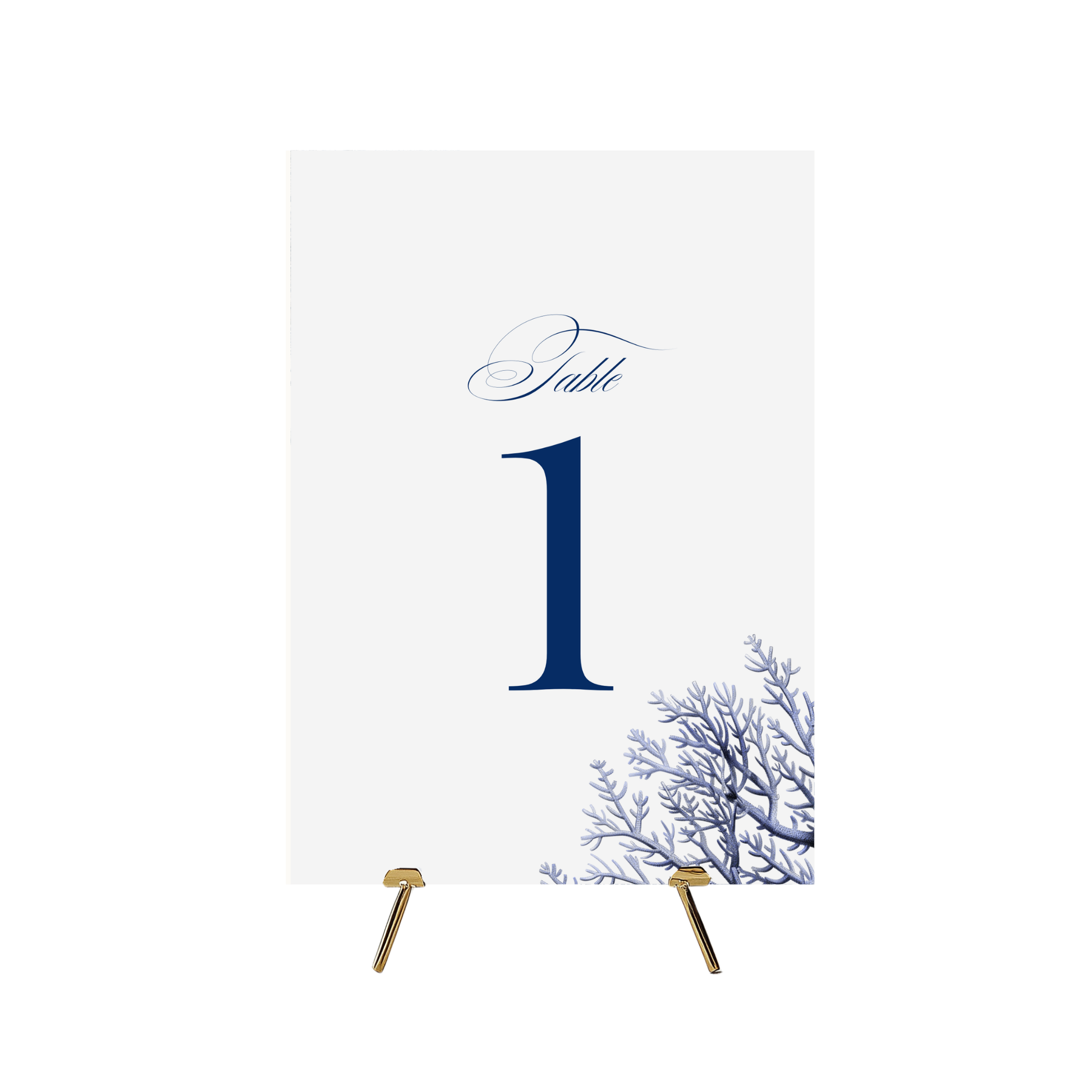 Coral Table Numbers