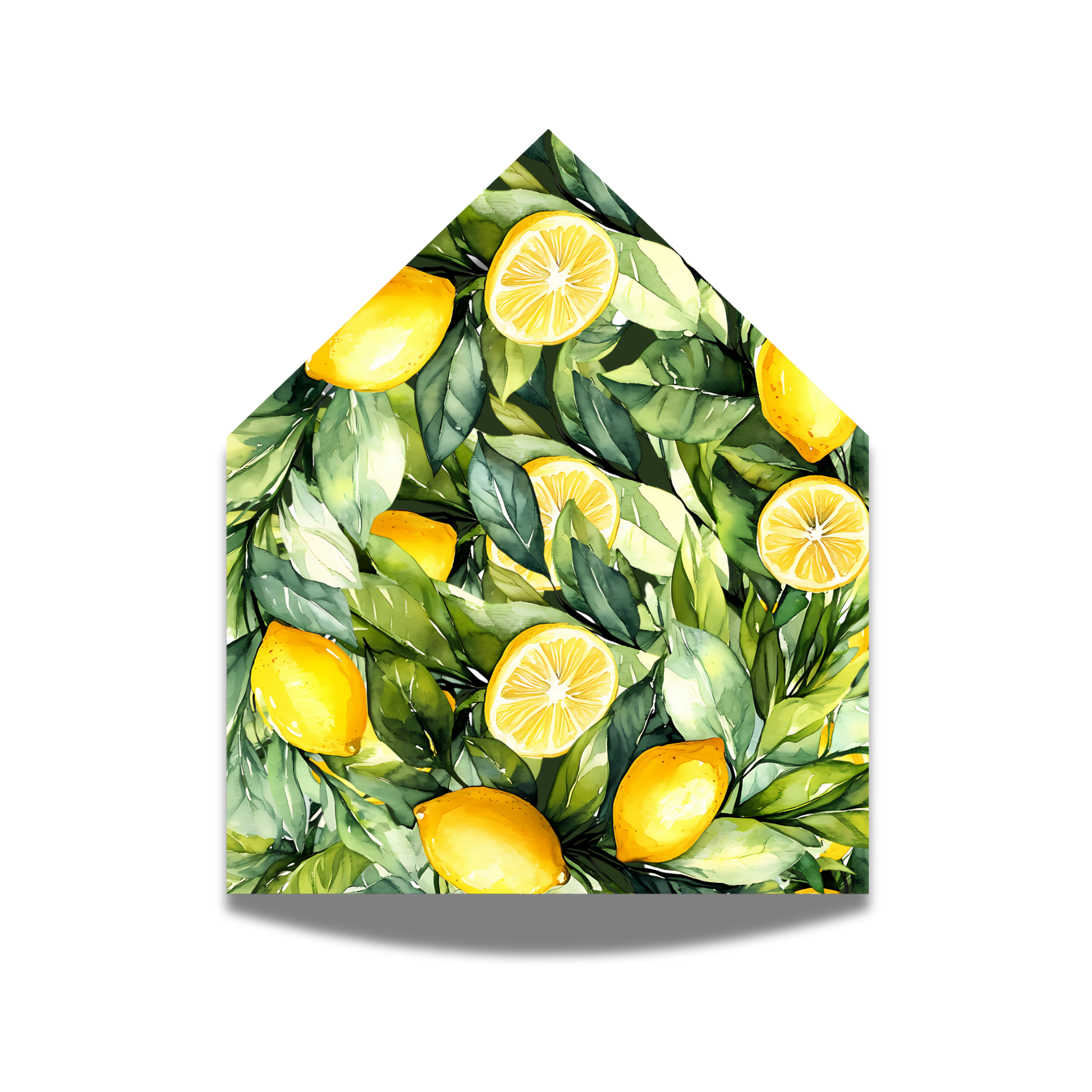 Lemons & Greenery Envelope Liner