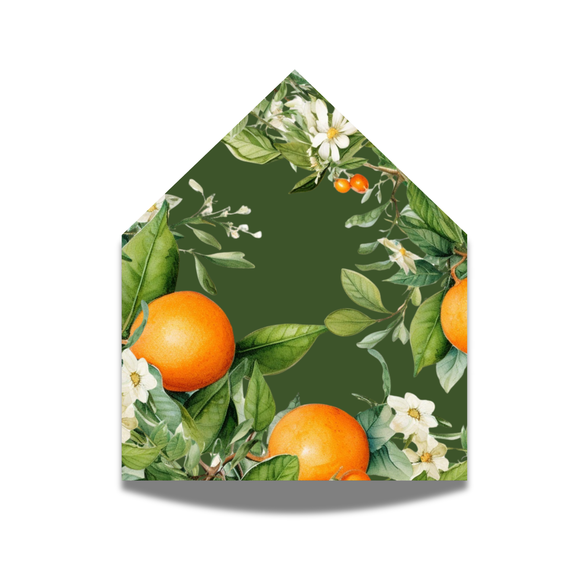 Orange Blossom Envelope Liner