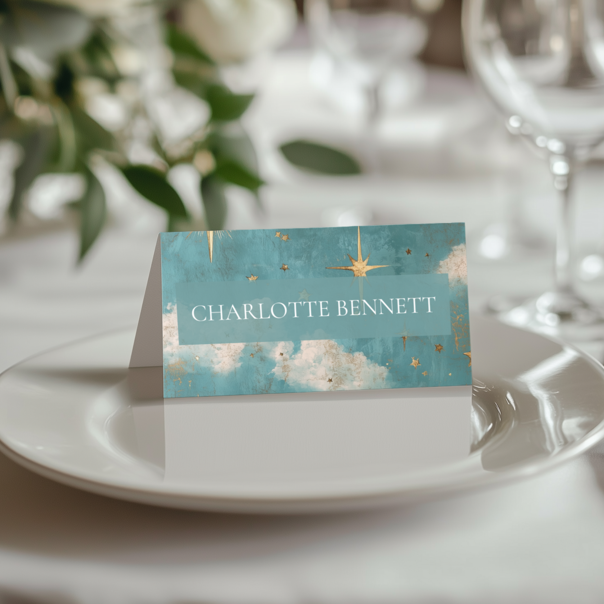 Celestial Name Place Cards