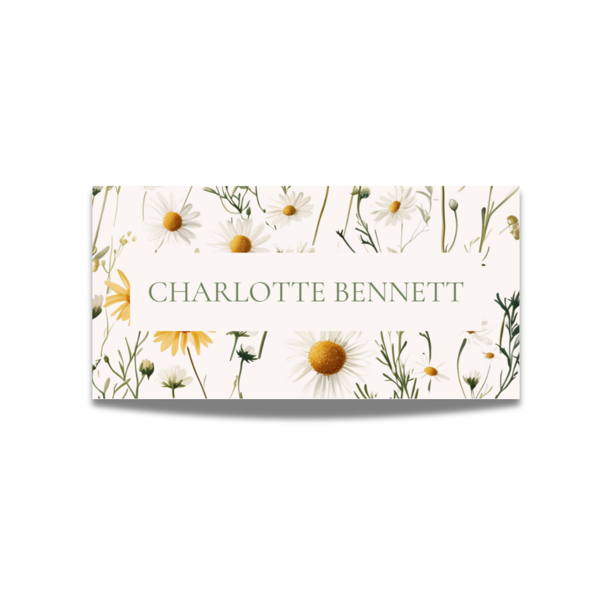 Daisy Name Place Cards