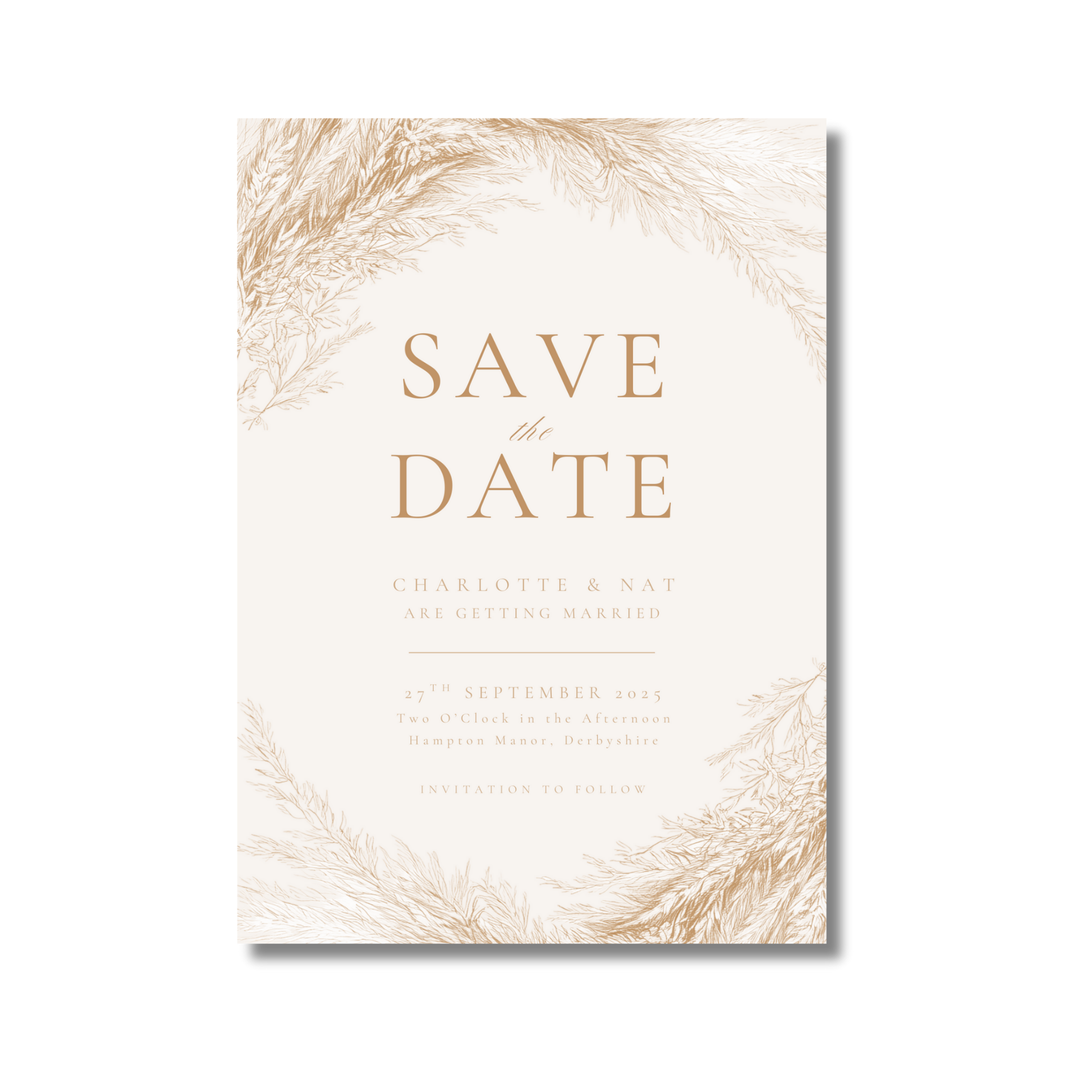 Pampas Save The Date