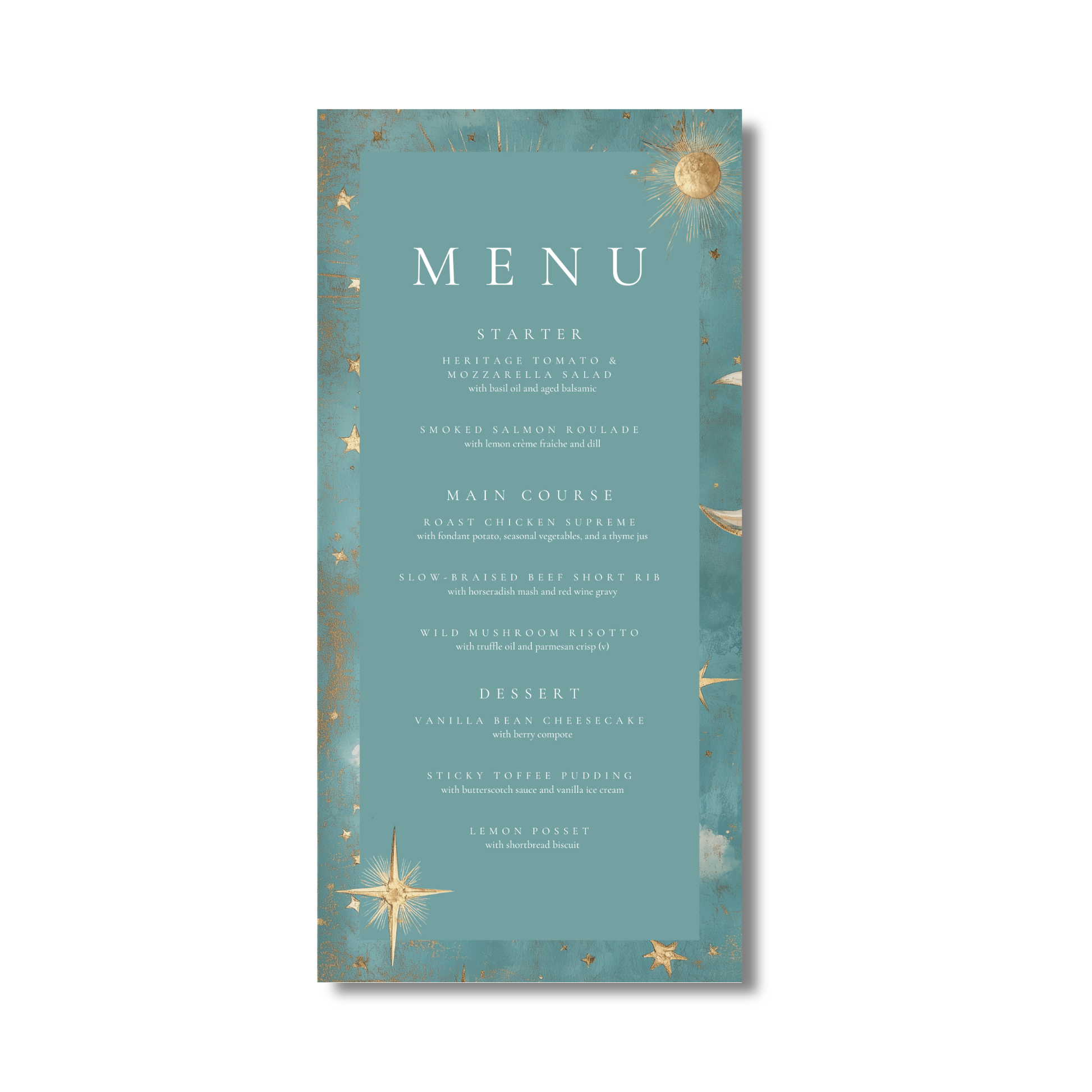 Celestial Menu