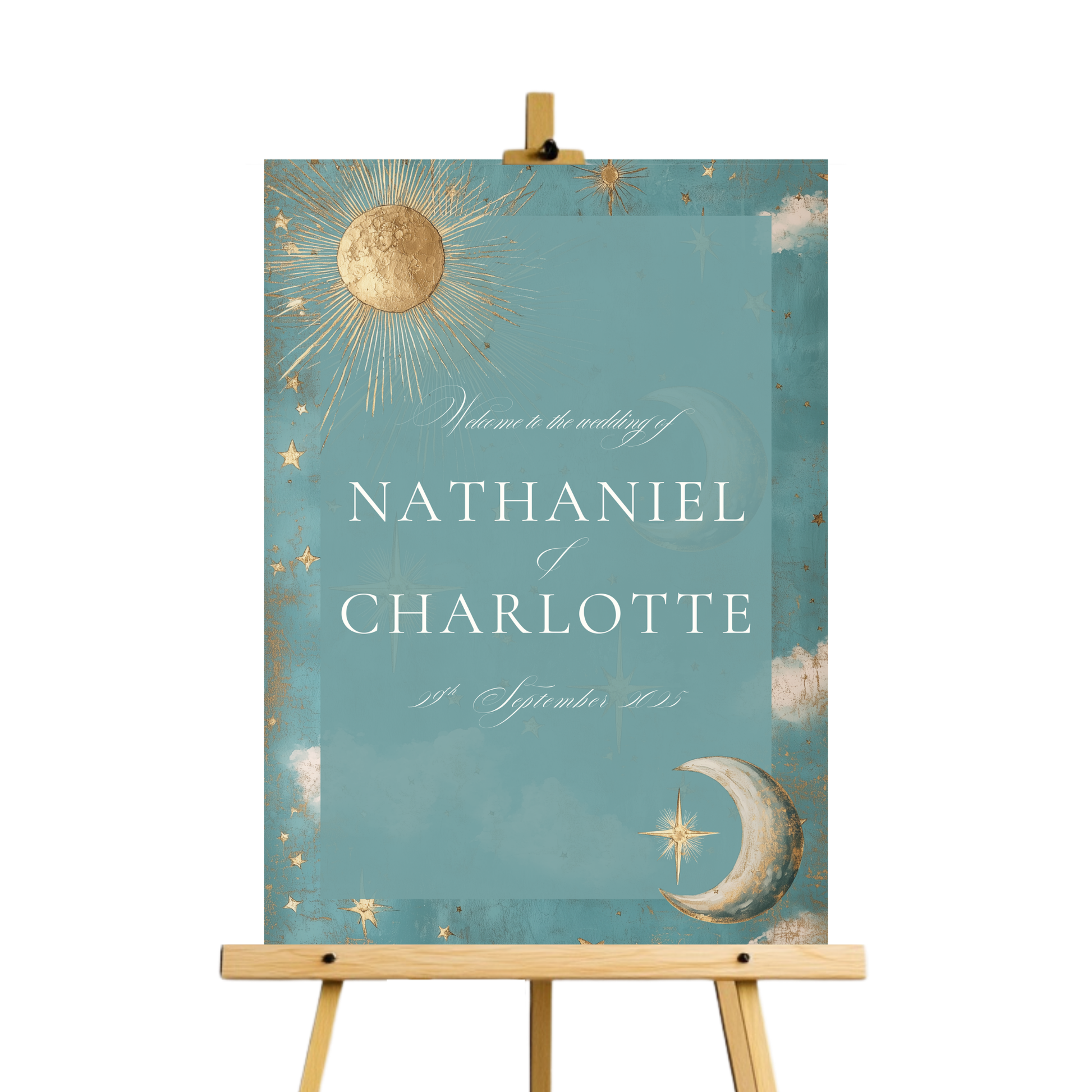 Celestial Welcome Sign