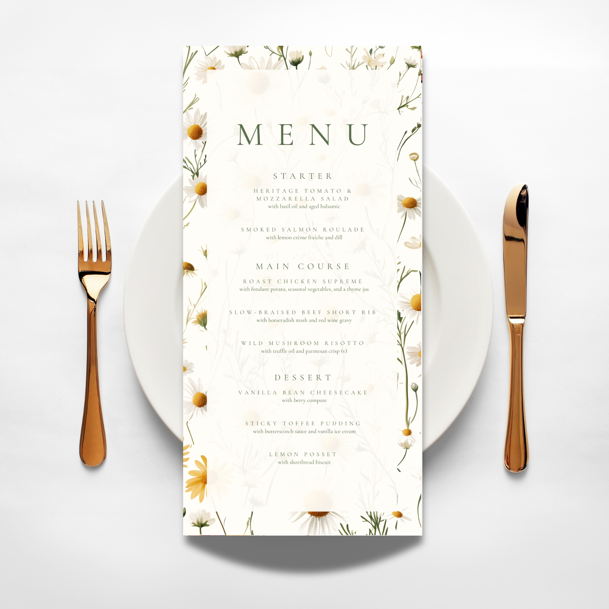 Daisy Menu