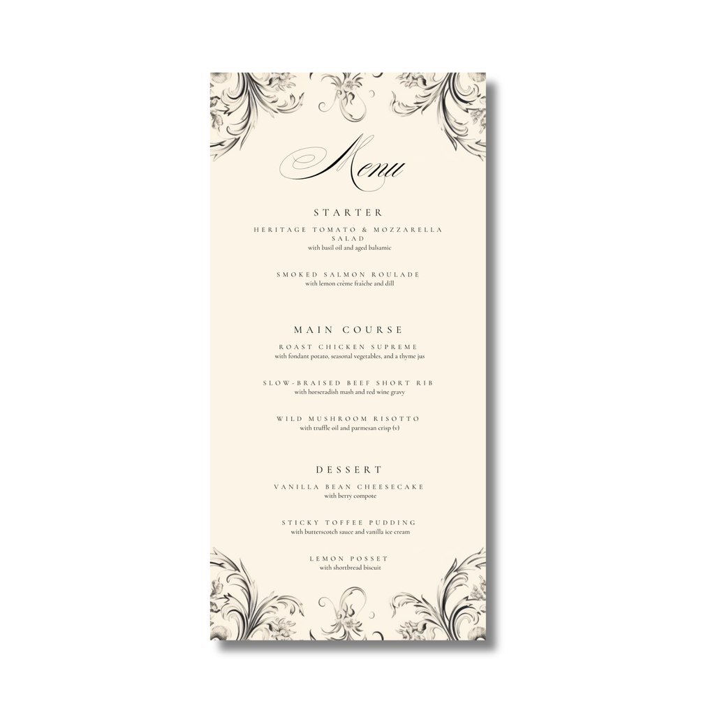 Rococo Frame Menu