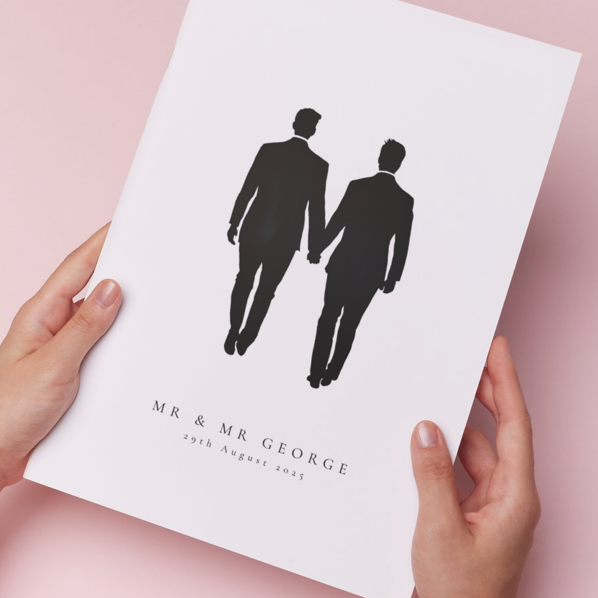 Mr & Mr Personalised Fine Art Print