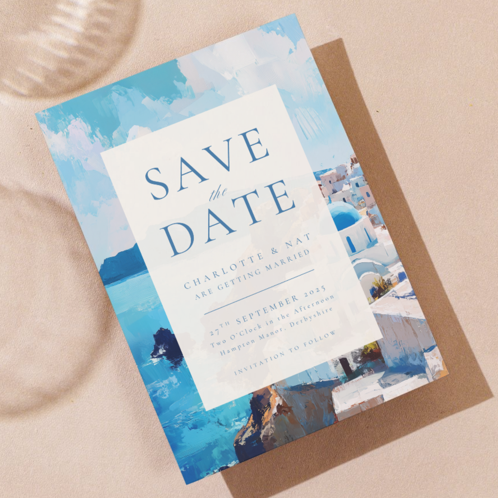 Santorini Save The Date
