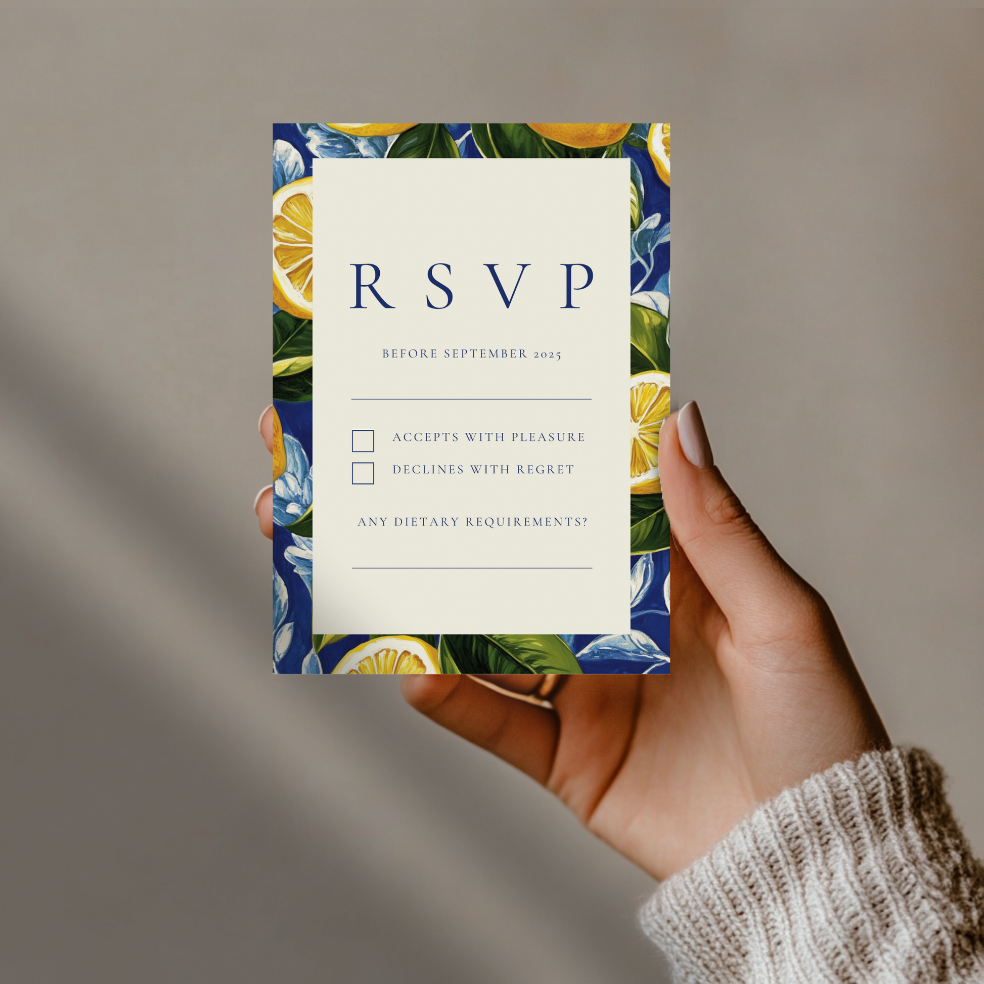 Mediterranean Invite & RSVP