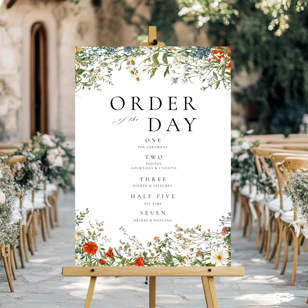 Secret Garden Order Of The Day Sign