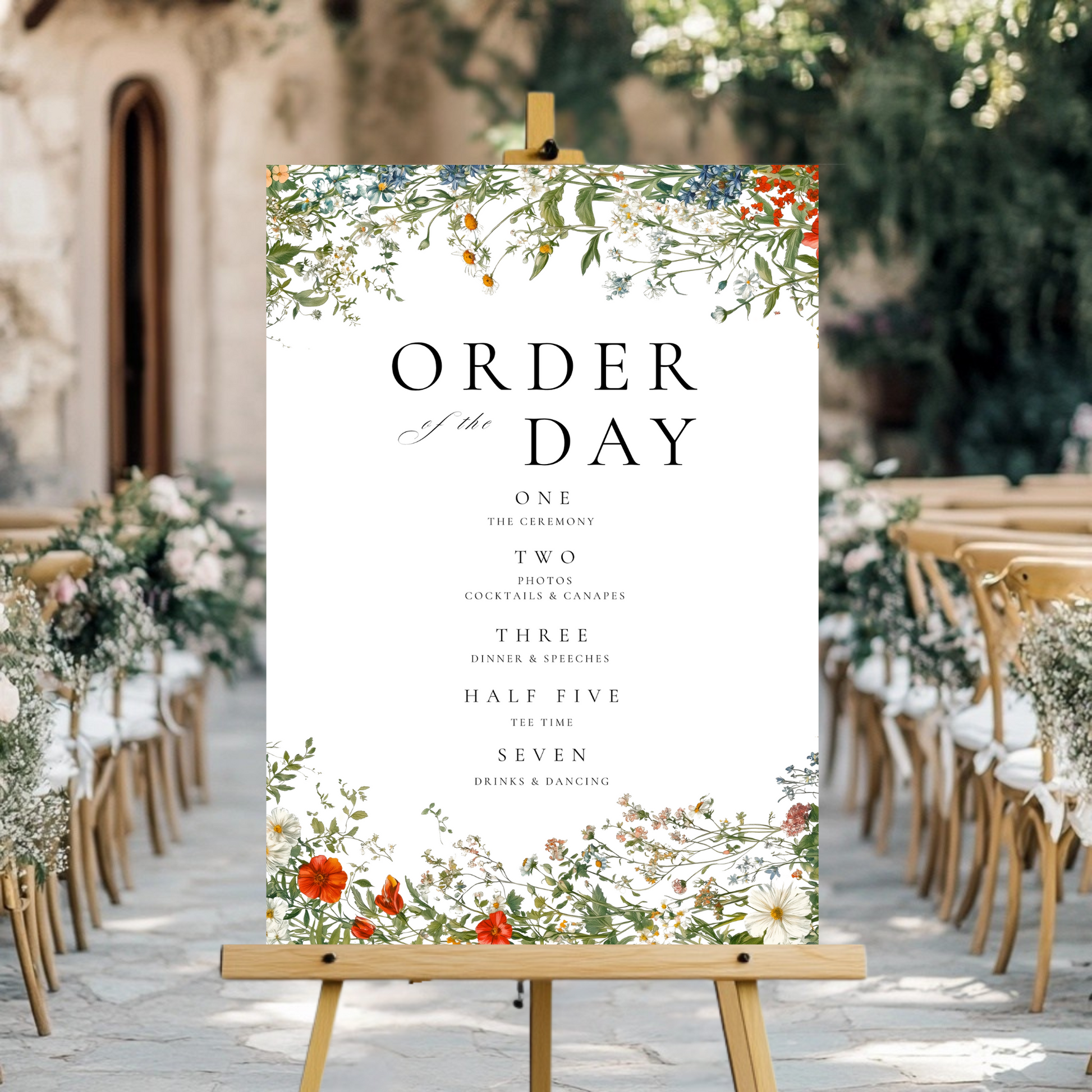 Secret Garden Order Of The Day Sign