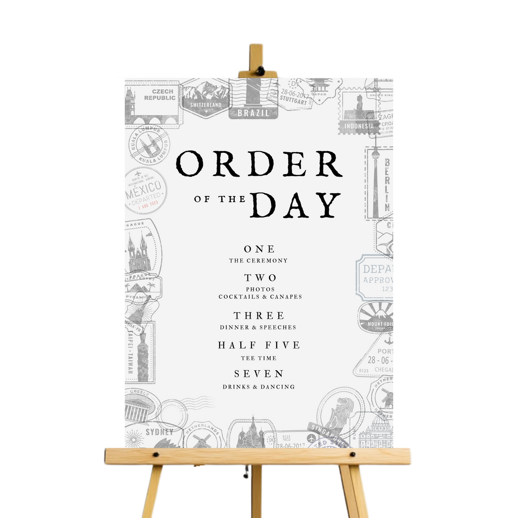 Passport Style Order Of The Day