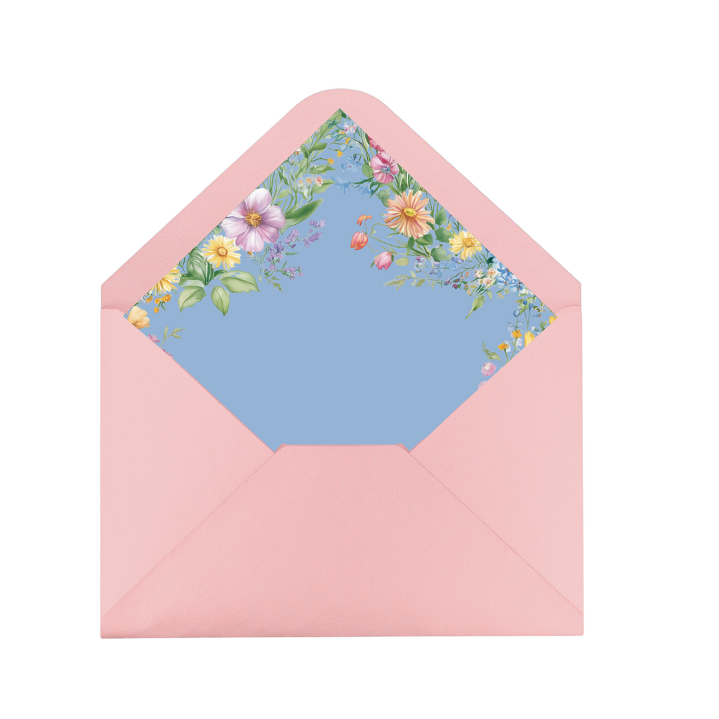 Pastel Florals Envelope Liner