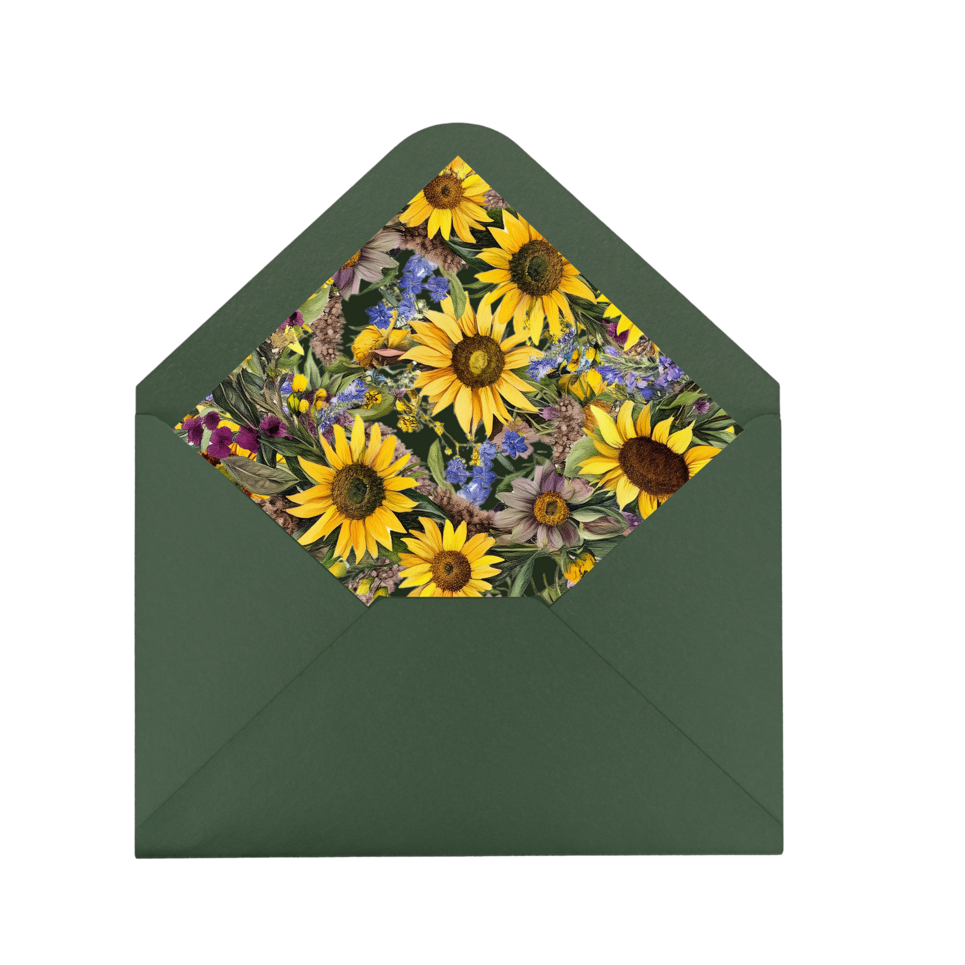 Sunflower & Wildflower Envelope Liner
