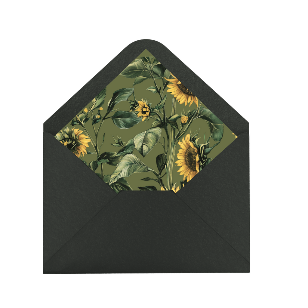 Sunflower Envelope Liner