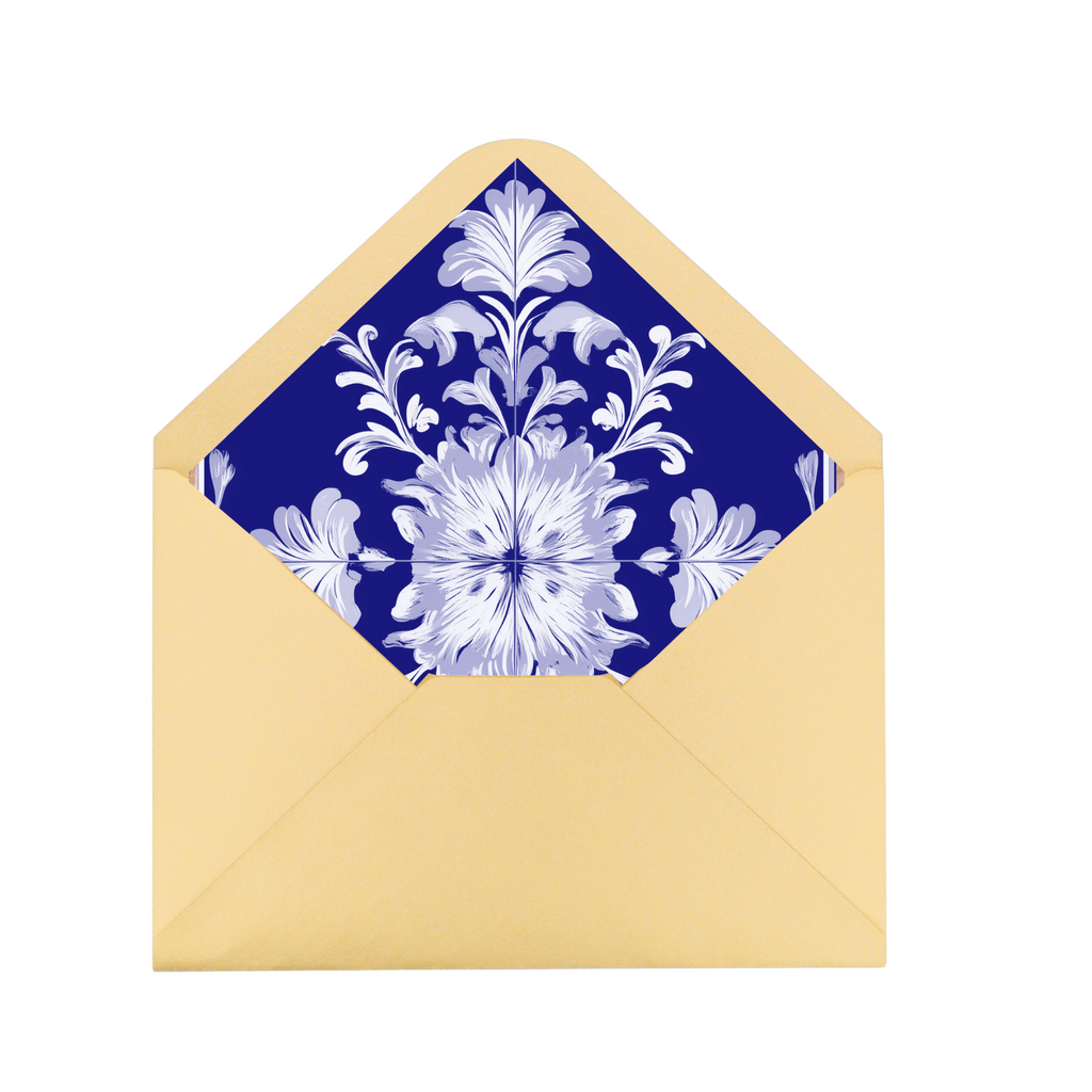 Blue Tiling Envelope Liner