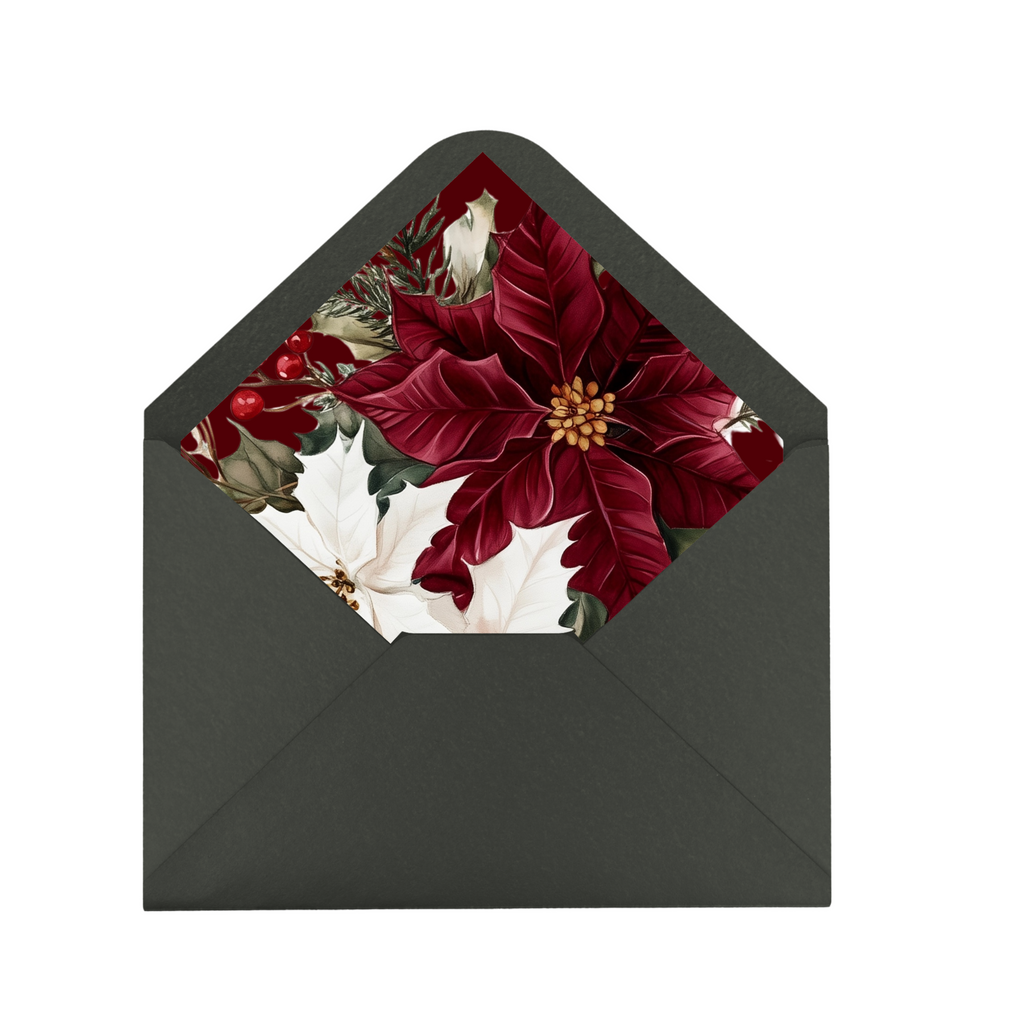Winter Florals Envelope Liner