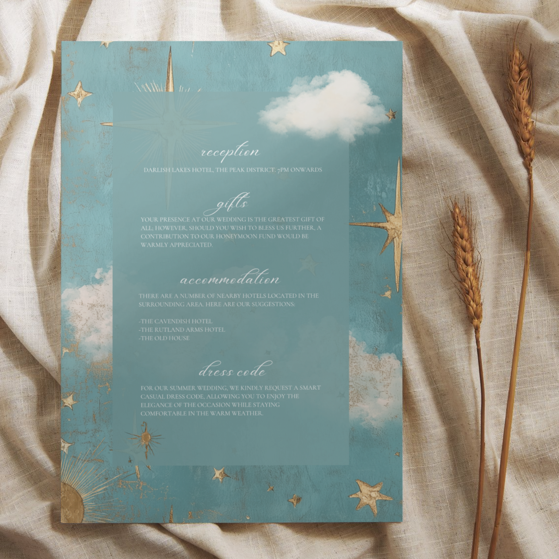 Celestial Invite & RSVP