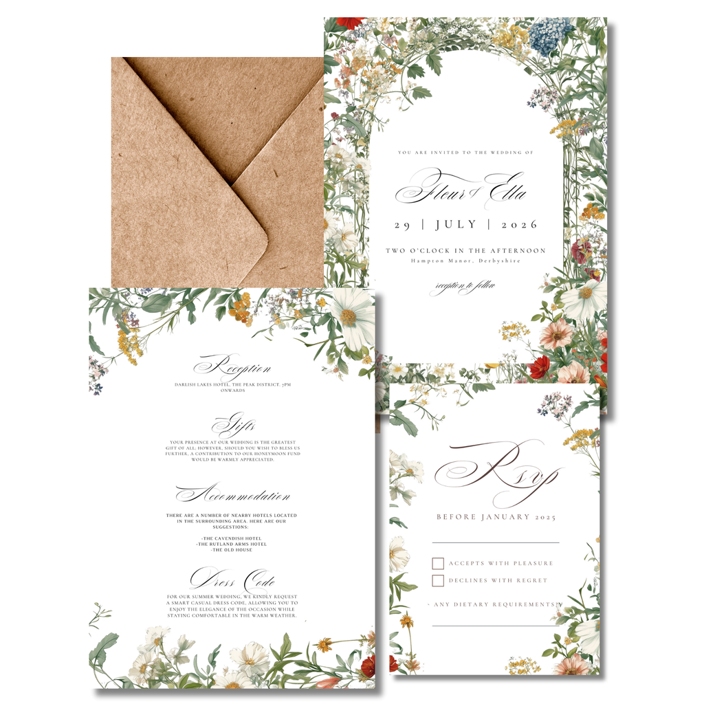 Secret Garden Invite & RSVP