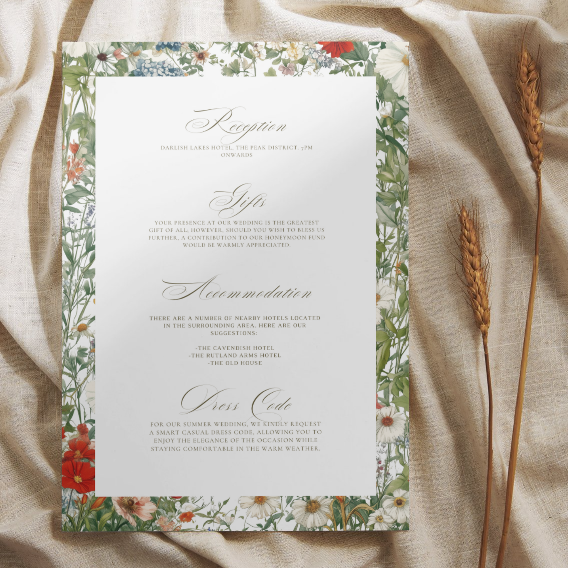 Secret Garden Invite & RSVP