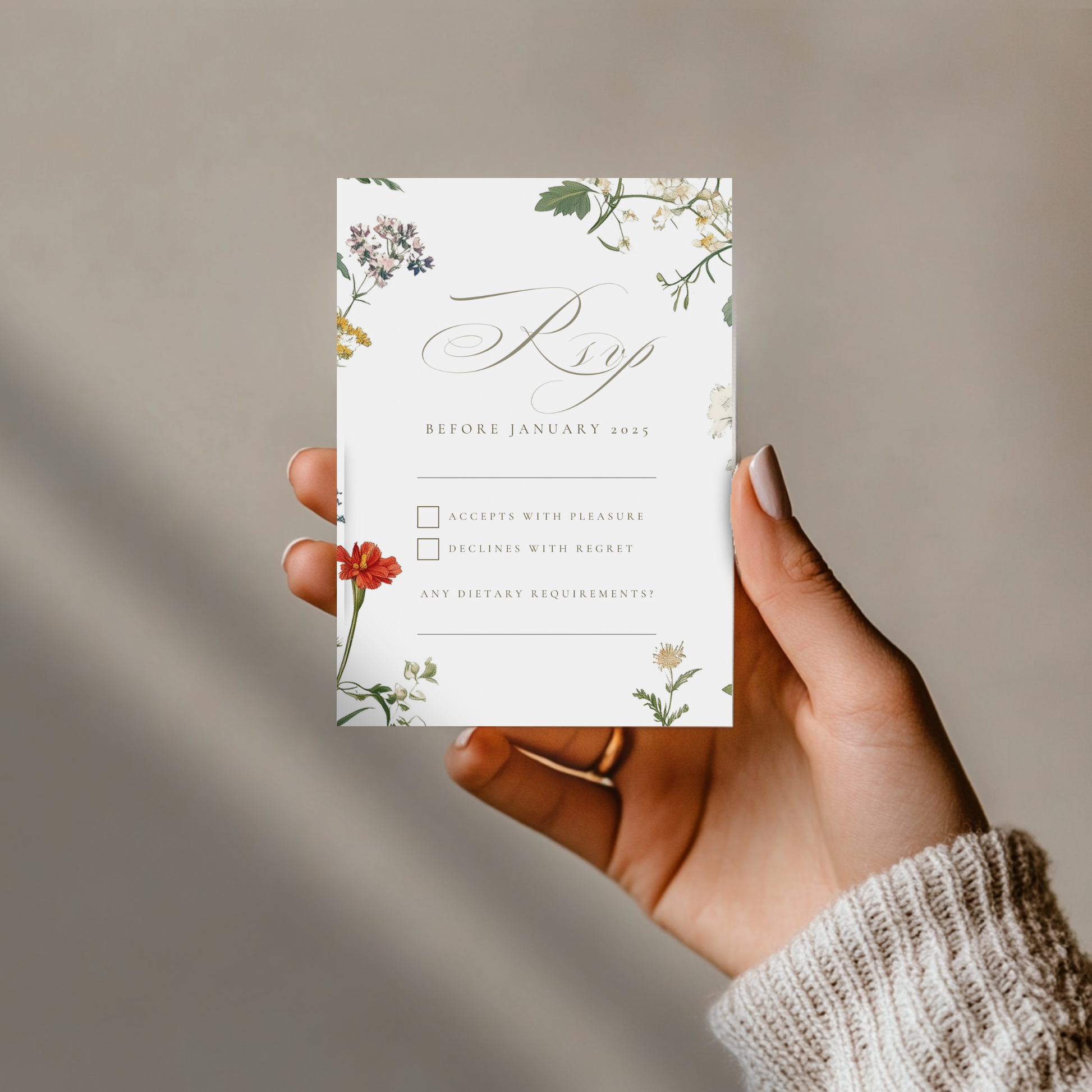 Secret Garden Invite & RSVP