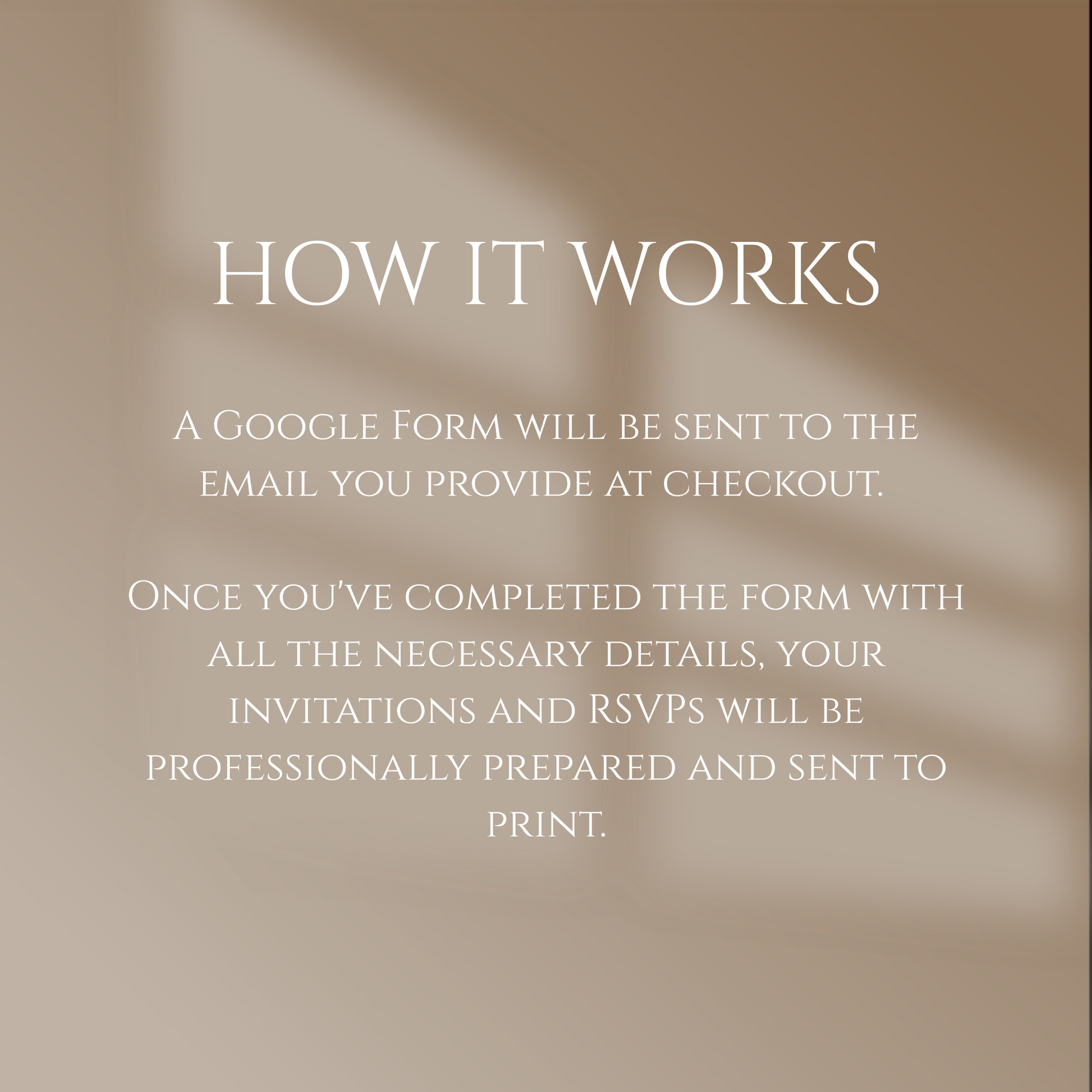 Gold Script Invite & RSVP