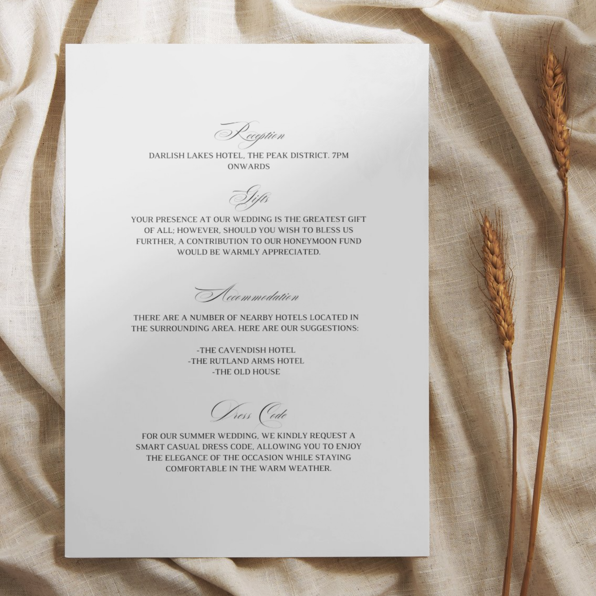 Monochrome Lemons Invite & RSVP