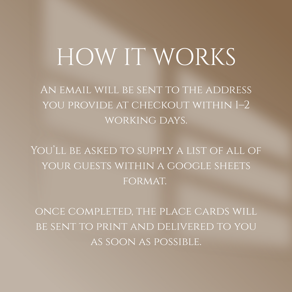 Vintage Monochrome Frame Name Place Cards