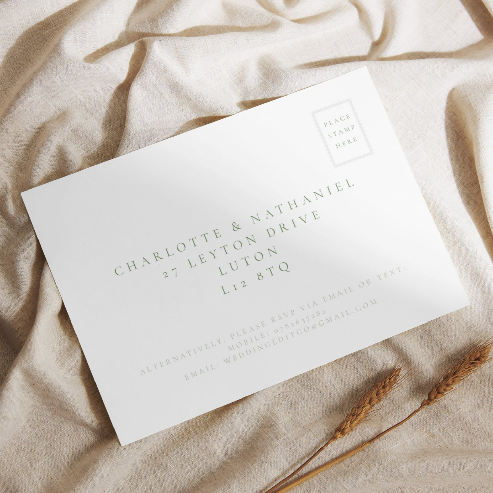Busy & Bright Florals Invite & RSVP